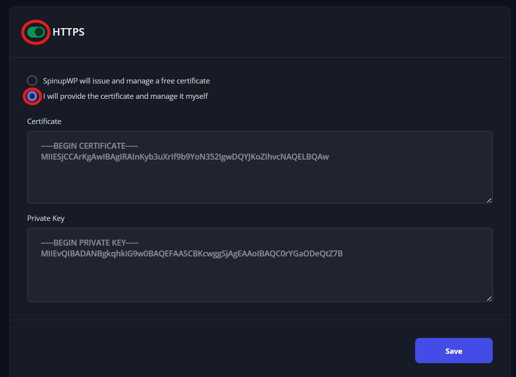 SpinUpWP SSL/TLS Configuration Guide